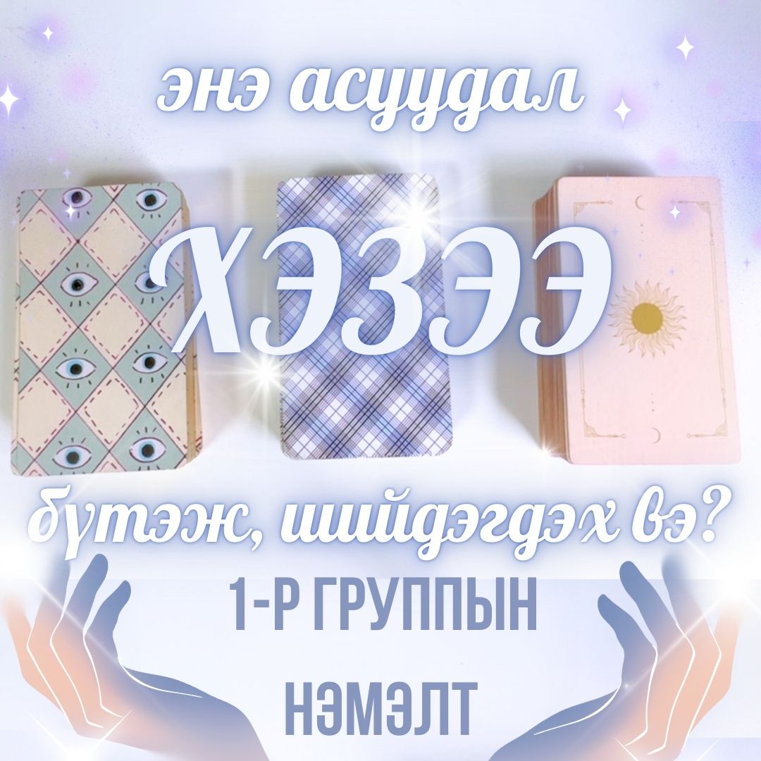 Энэ асуудал хэзээ бүтэх вэ? 1-р группын нэмэлт хэсэг